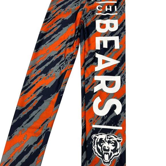 NFL Chicago Bears Diagonal Streak Leggings Women's XS Pants Workout - Picture 4 of 8